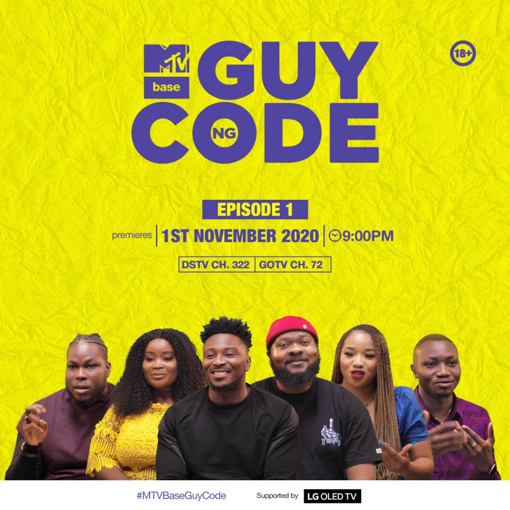 Hope you have your reminder set guys! A new season of #MTVBaseGuyCode is back and is showing by 9pm on @MTVBaseWest DSTV ch 322 and Gotv ch 72💃🏽💃🏽 Trust me you don’t want to miss this one! #MTVBaseGuyCode is proudly sponsored by @LGAfrica1 #LGOLEDTV