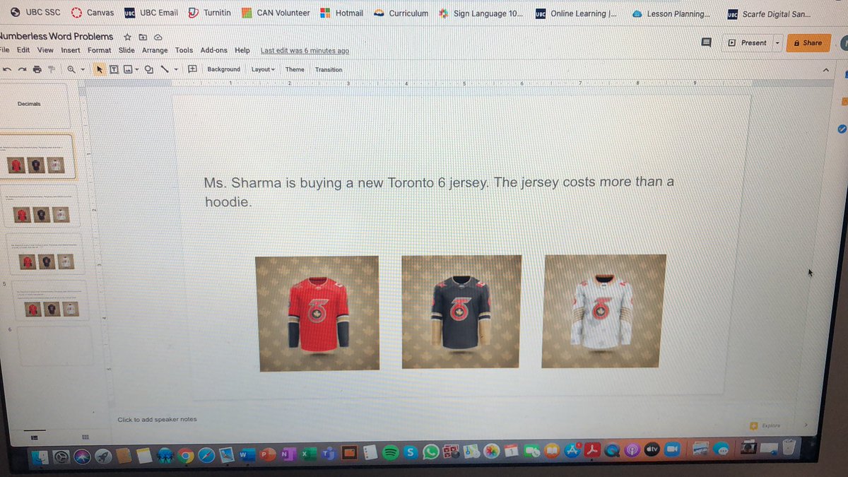 NehaSharmaTeach's tweet image. Trying out #NumberlessWordProblems for the first time after @MJSandham and Megan Groom talked about them at a mini conference! Excited to try a new math routine and introduce my students to the @NWHL and @TheTorontoSix all at the same time😊🏒📝 #Grade6Math #Grade7Math