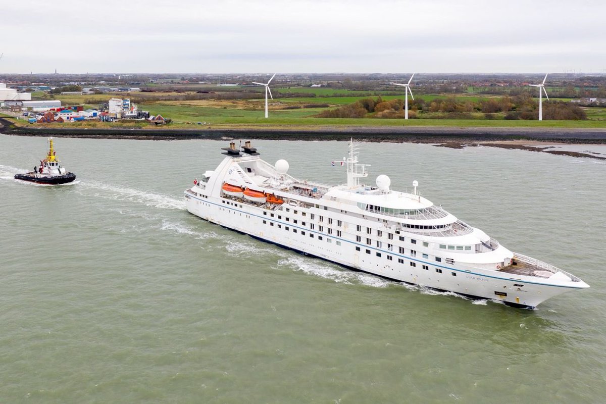 WindstarCruises's tweet photo. Star Pride sailed this morning from Flushing, Netherlands and is proceeding to Palermo, Italy.
She is our third ship to undergo the $250 Million Star Plus Initiative.
Photo by Wim Kosten.
#windstarcruises #windstarplus https://t.co/sfkyITa1af