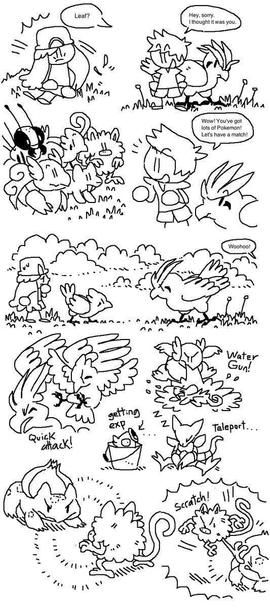 Leafgreen Nuzlocke Challenge Part 4! oops I love to draw fighting
#comic
#nuzlocke
#pokemon
#mossworm 