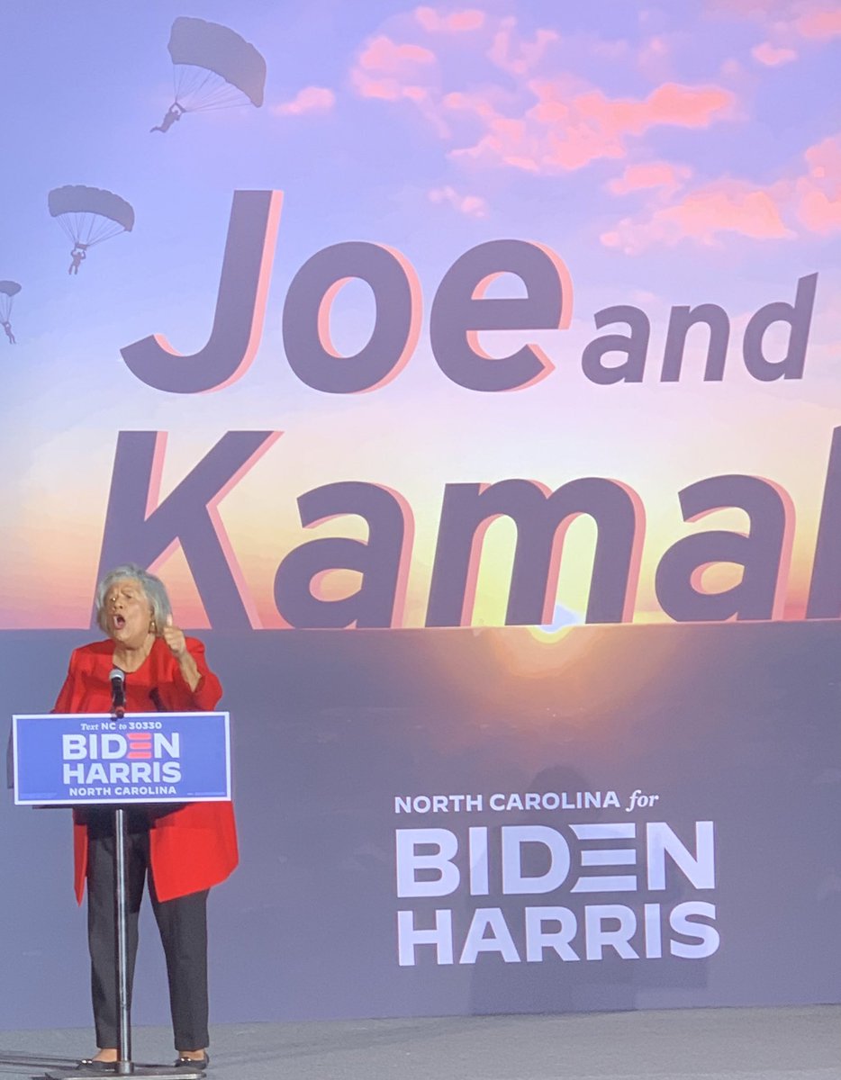 It was an honor to open up the stage for <a href="/KamalaHarris/">Kamala Harris</a> along with <a href="/TimmonsGoodson/">Pat Timmons-Goodson</a> , <a href="/JoshStein_/">Josh Stein</a> , @JessicaHolmesNC , &amp; <a href="/RonnieChatterji/">Ronnie Chatterji</a> . North Carolina, let get out the vote!

Iwillvote.com/nc