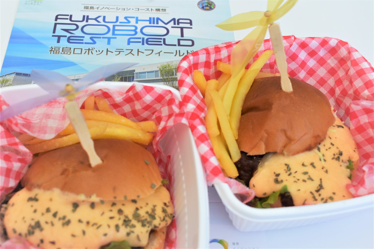 ＃ニューノーマルふくしま　American Cafe &amp; Grill Cloud9　ドローンバーガー😊