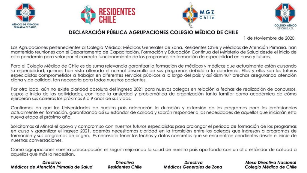 AvarPamCarolin's tweet photo. Dessde la atención primaria de salud, nos toca ver lo más crudo de la desigualdad en Chile. Muchos con esa experiencia queremos seguir aportando en lo público, ahora como especialistas, por el bienestar de nuestros pacientes. Exigimos claridad sobre #becasminsal2021 @MinsalChile https://t.co/jAzvWxTCIY