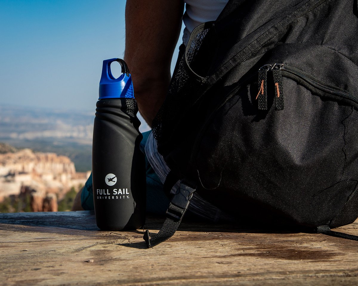 FullSail's tweet image. Always keep a thirst for knowledge, a thirst for adventure, and a thirst for water . . . it’s important to stay hydrated. 😊💧
