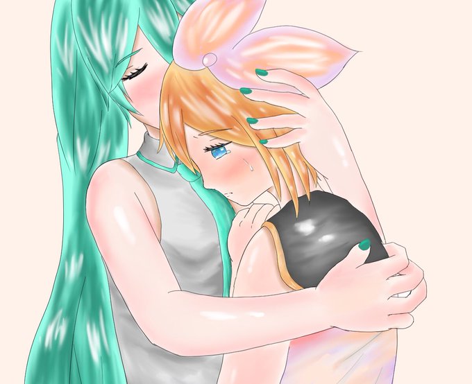 なんか尊いやつ描きたかった
#イラスト 
#初音ミク 
#絵描きさんと繋がりたい 