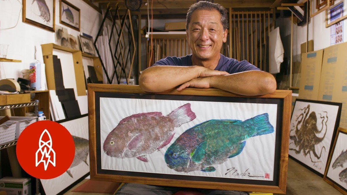 "Before the days of photography, fishermen in Japan would immortalize ...