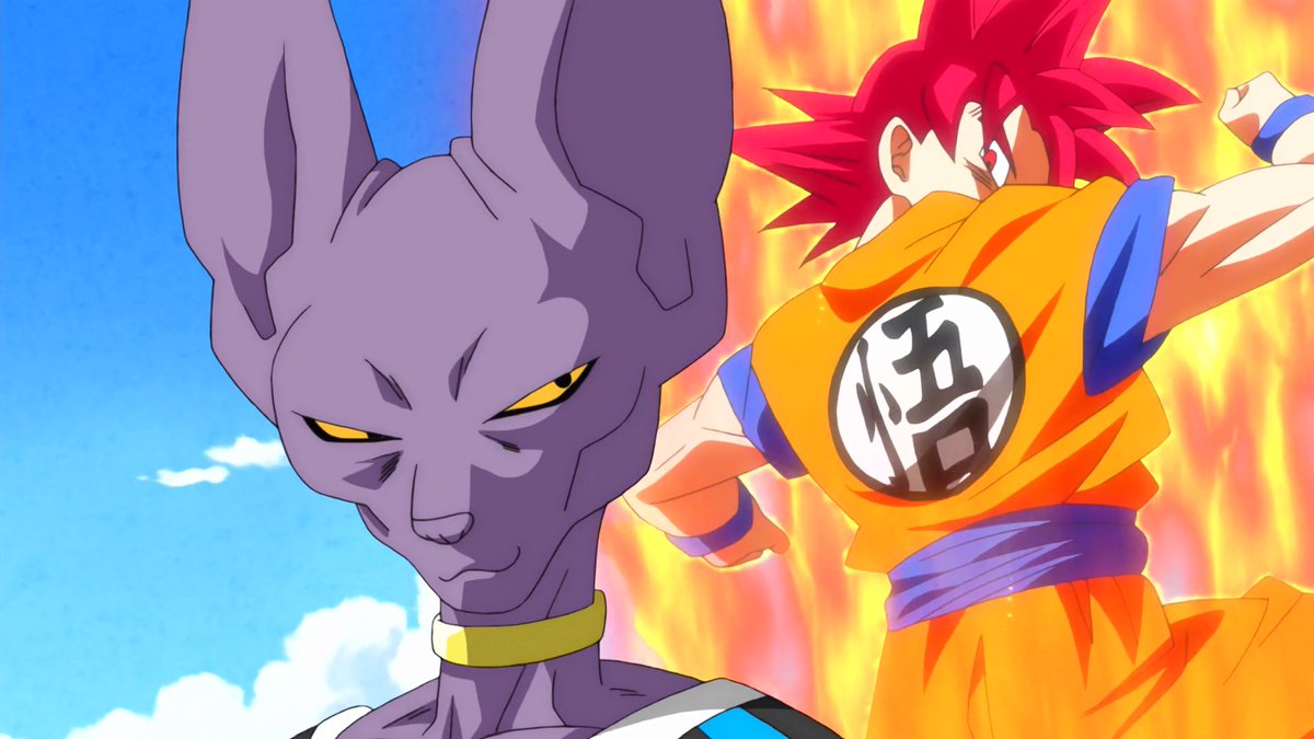 Marce Orosa on Twitter: "Episodio 11 ¡Continúe Señor Beerus! La Batalla de  los Dioses Goku y Beerus empiezan a pelear más y más en serio, ambos  emocionados por ver el verdadero poder