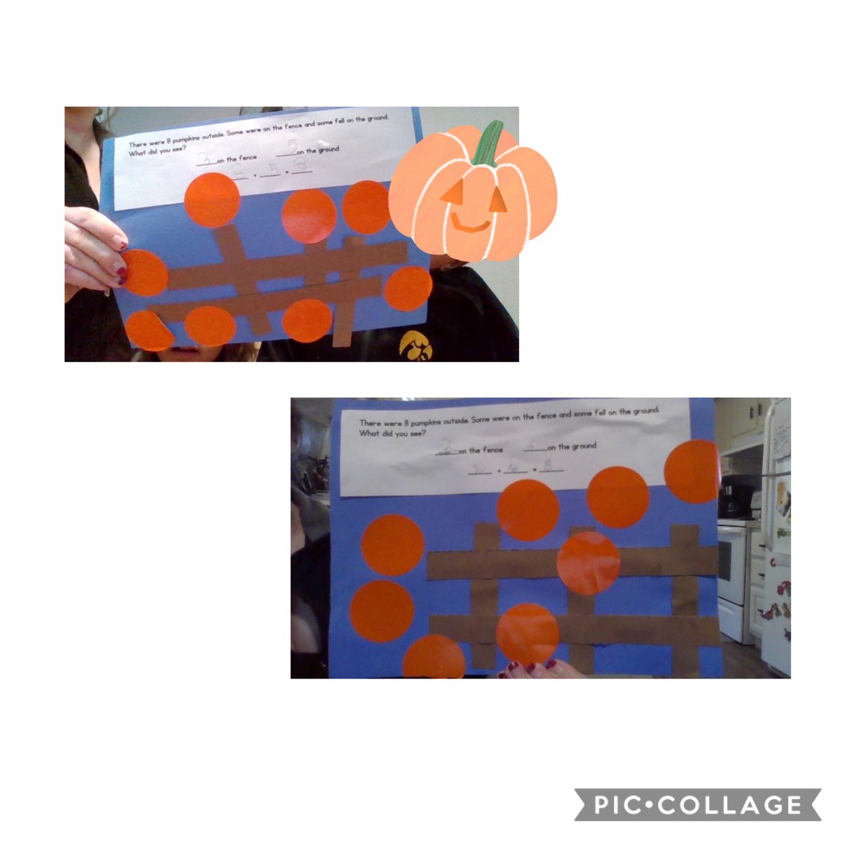 EWhitver's tweet photo. My kinders and I were sad we don't have a hallway to display our work. I told them I had an idea...#virtualhallway #RemoteKinder Photo Credits: my tiny people ♥️ https://t.co/RSrfgp7Zic