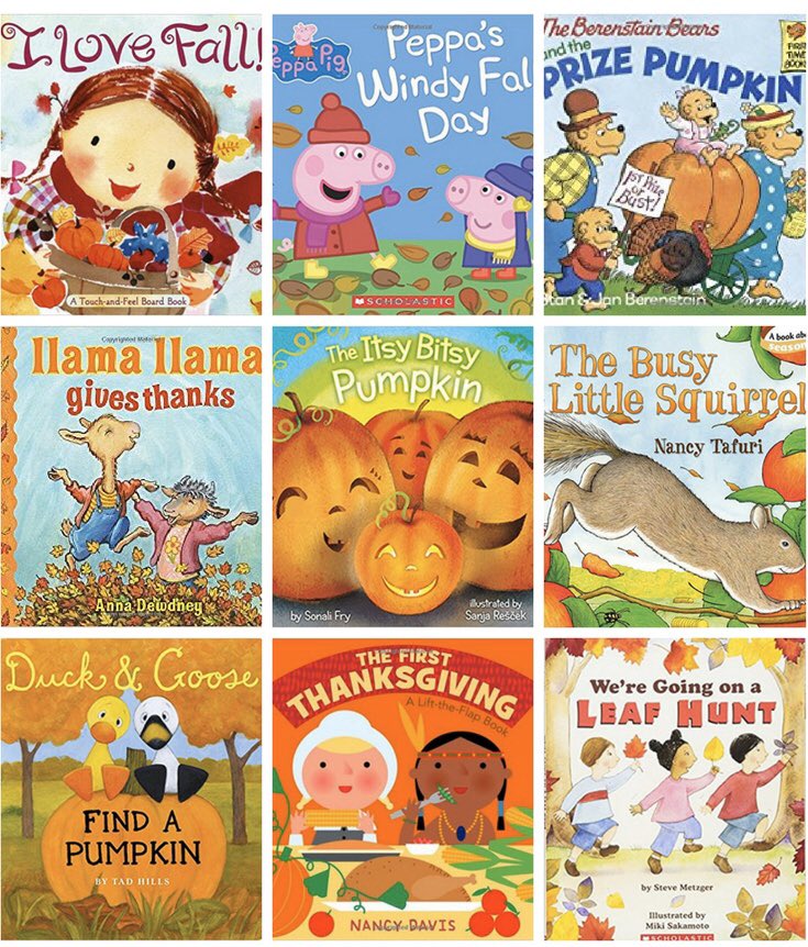 missahiller's tweet photo. I absolutely love fall weather, and I love books about fall! Here are just a few fall related books I would have in my classroom someday. “We’re Going on a Leaf Hunt” is one of my favorites! #fallweather #fallback #fall @CherylCuddihy @RiderCEHS https://t.co/UT3nXe0SIU