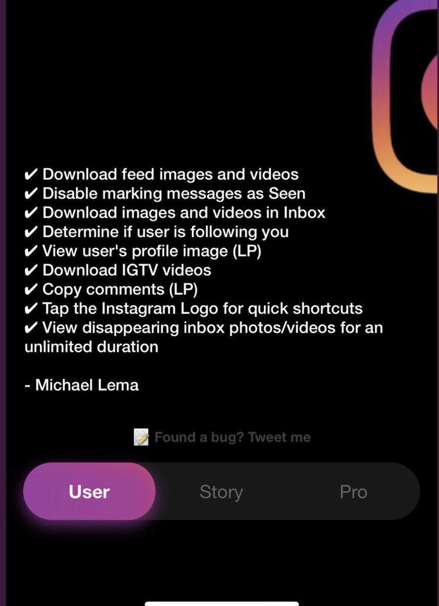 تحديث اداه Rhino
تدعم 5 حتى 13
مجانية/ سورس /bigboos 

من افضل الادوات لتحميل من الانستغرام  وحفظ الستور والفيديو ومن الخاص  والكثيرررر
🔴ما الجديد
🟢دعم اخر تحديث من انتستغرام وتحديثات