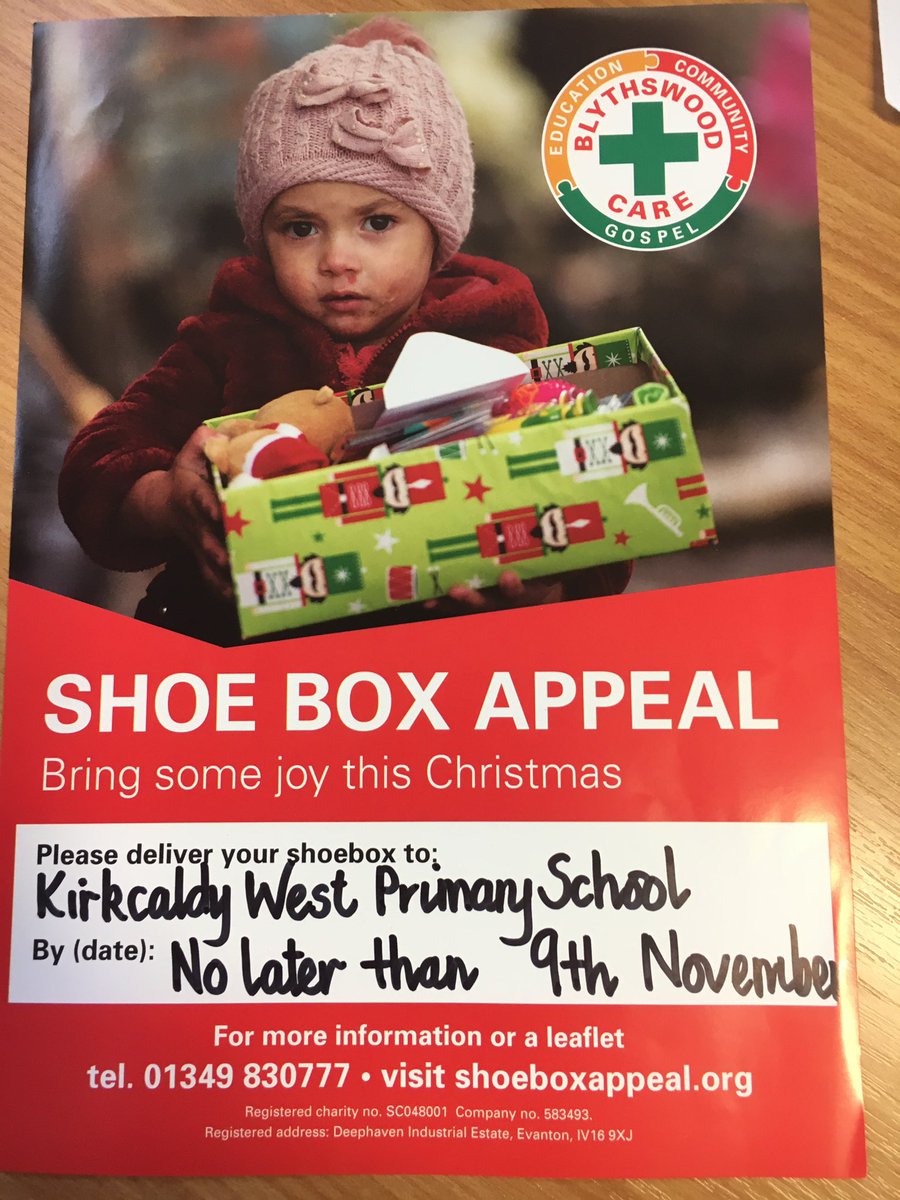 Good evening everyone-hope you are well &amp; ready for a new week at KWPS 😄On Friday we sent home the Christmas Shoebox Appeal leaflet. All boxes should be returned with the label attached outside to show who it is for. Thanks you for this kindness 💕🎄#neverlessthanourbest
