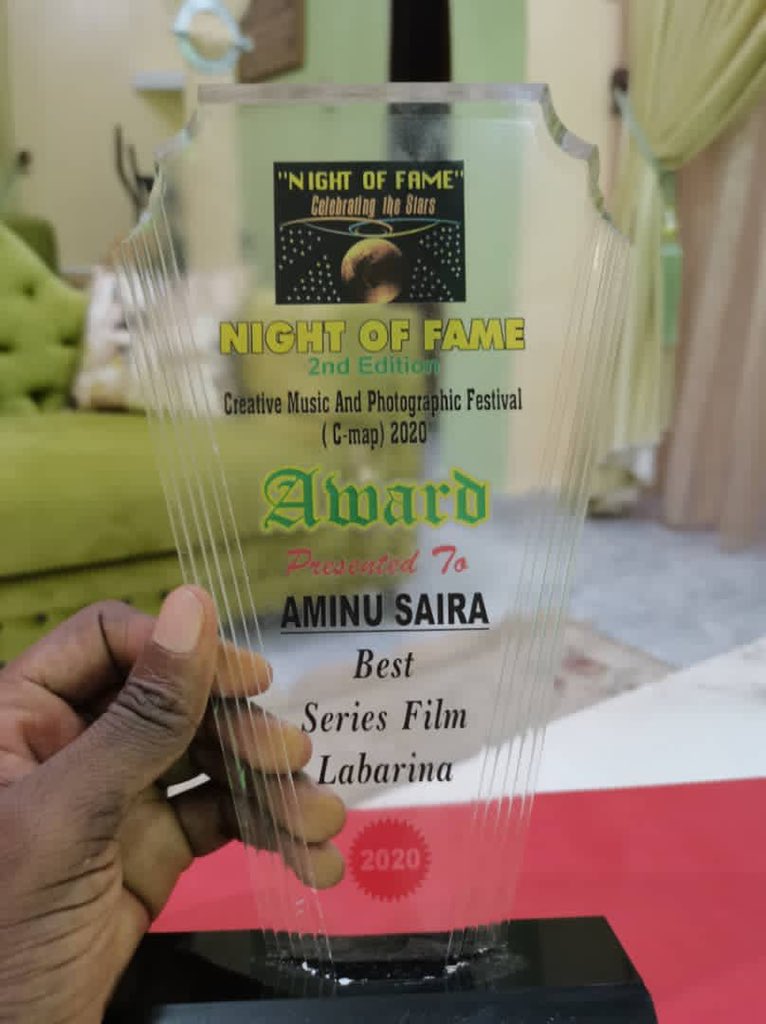 abumaryam012's tweet photo. Congratulations Mal. @AminuSaira and to all of us the fans of #Labaria series film. More grease to your elbow. https://t.co/35wS9wZcQB