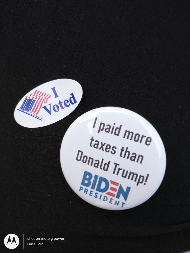 Legafacil's tweet image. A broken leg &amp;amp; the flu didn't stop me. #GoVOTE2020 #notexcuses 
#BidenHarris #gringombiana