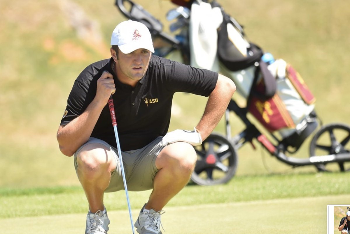  Jon Rahm.Arizona State. 2012-2016.The Spaniard compiled 11 wins in 53 starts. A two-time All-American, Rahm was the first player to win the Ben Hogan Award twice. During his senior year, he became  @Pac12 champ and finished college as the top-ranked amateur in the world.