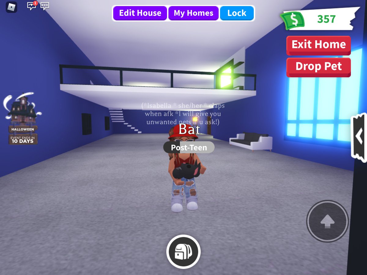Trading post-teen bat! If u want to offer text me or reply to this. Roblox user: havefunplaying2 #adoptmetrading #adoptme