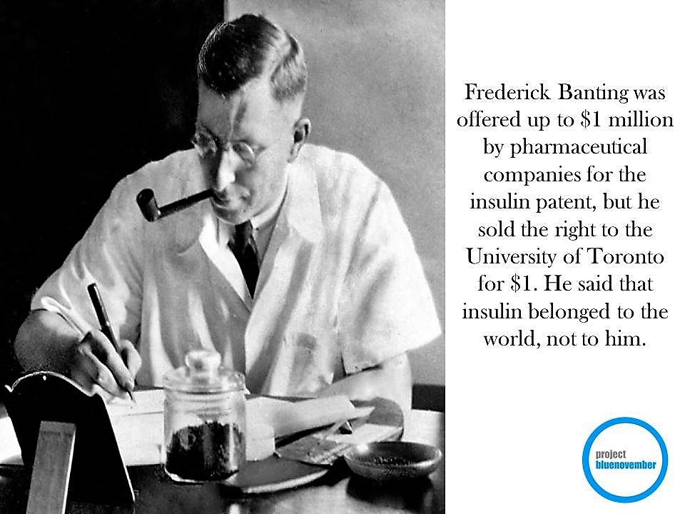 PBlueNovember's tweet image. #T1D #projectbluenovember #ndam #Banting