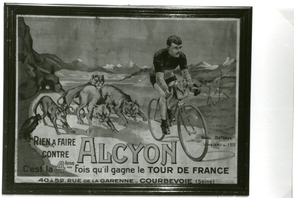 KOERSmuseum's tweet photo. Wild wolves would attack and eat the riders of early Tours de France! But not on alcyon bikes :-)
@Texturekortrijk
@hofvanbusleyden
@JeneverBelgium
Who will follow?
@ArtHistoryBRU
@IM_GENT_BE
@FeliXartMuseum
#MuseumTrickOrTreat #SpookiestObject https://t.co/VeoRQwK9R7 https://t.co/XLJ3tBALRh