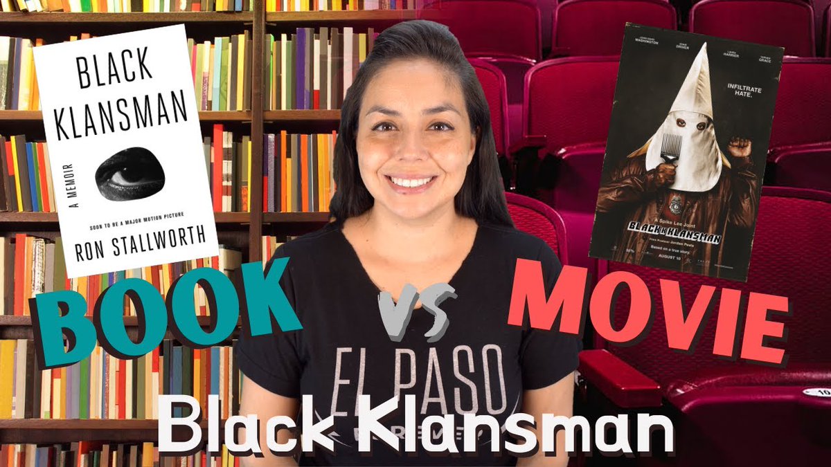 shelf2screen's tweet photo. My latest video, "Book vs Movie: Black Klansman Review" is live! Have you watched it yet? This week I'm reviewing #BLACKkKLANSMAN by Ron Stallworth. Check it out and let me know what you think!
Watch Now: https://t.co/XkWwwp3Gdf
#BookshelfToBigScreen #Booktube #BookVsMovie https://t.co/d7aoYf20nm