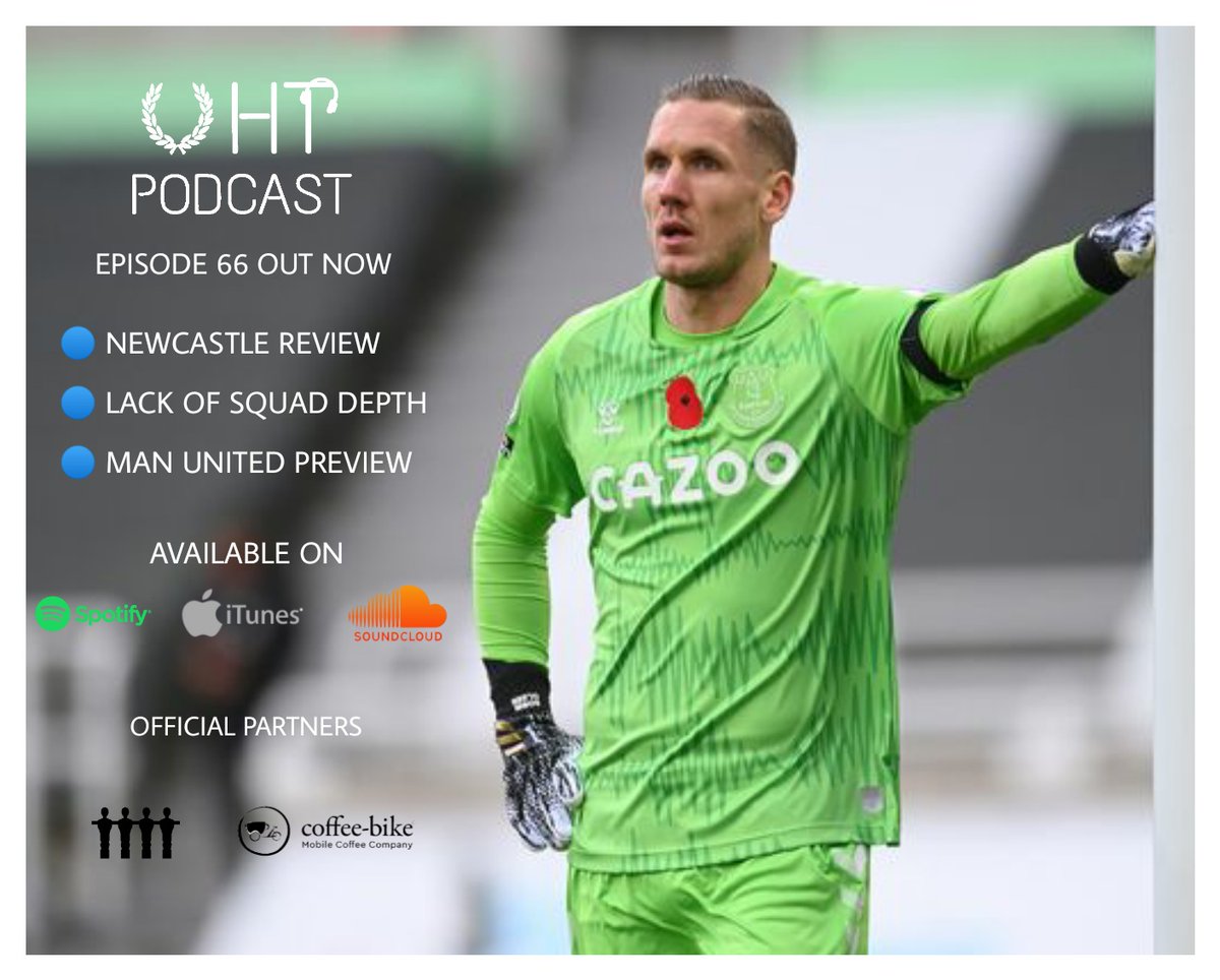 UHTPodcast's tweet photo. 🚨🚨🚨 Episode 66 Out Now 🚨🚨🚨

With special guest @Haywaphi17

Brought to you in partnership with @flatb4ck and @coffee_bike_liv

🔵 Newcastle Review
🔵 Lack of Squad Depth
🔵 Man United Preview

Available now on @SoundCloud, @iTunes &amp; @Spotify

#UHTPodcast #EFC #COYB #Everton https://t.co/pFYA3cOnHn