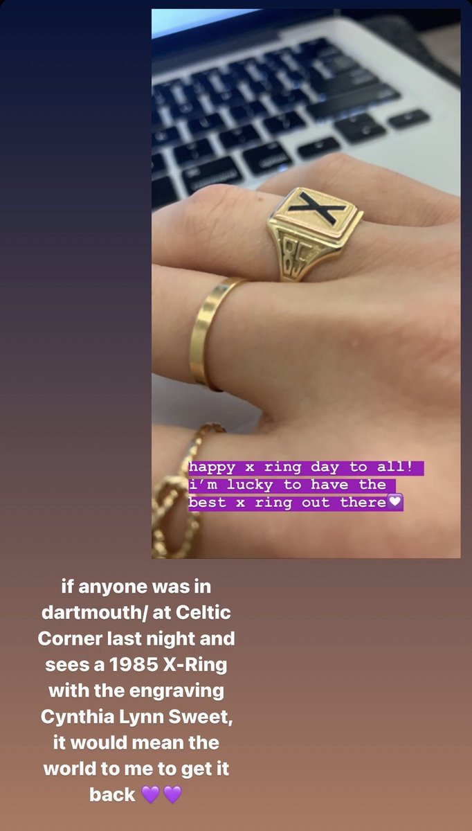 Hey #halifax and #dartmouth folks. Anyone find a lost X Ring at Celtic Corner on Halloween? My friend is missing hers and would love to have it back. @ me if you or someone you know found it.