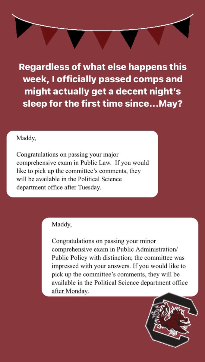 maddyshanks24's tweet photo. Big news... 😁 #phdlife #postcomps #dissertationhereicome https://t.co/GNgJ4LDE0y