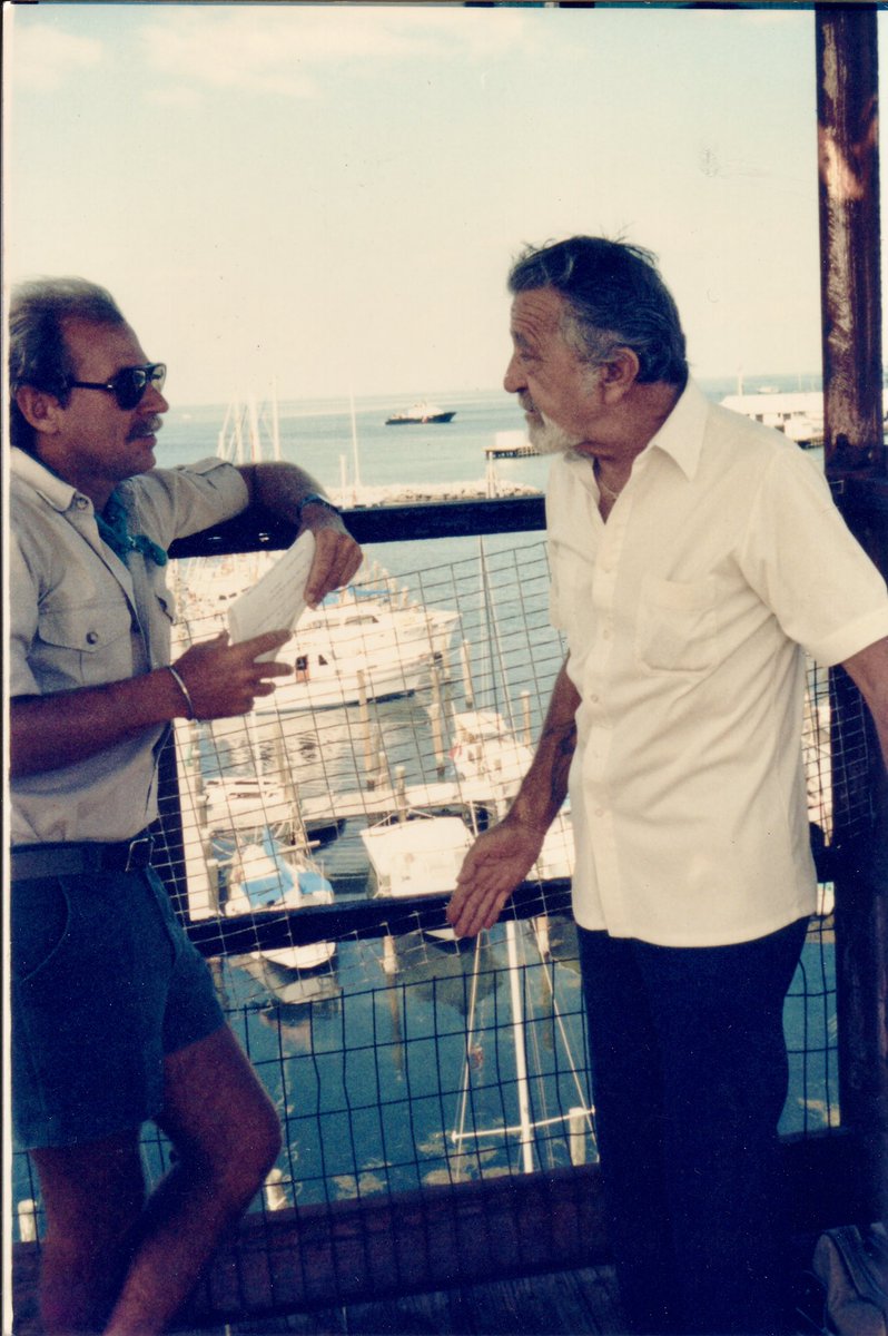 jimmybuffett's tweet photo. I went down to Captain Tony's
To get out of the heat
Then I heard a voice call out to me
"Son come have a seat"
I had to search my memory
As I looked into those eyes
Our lives change like the weather
But a legend never dies https://t.co/5rmVJByoq8