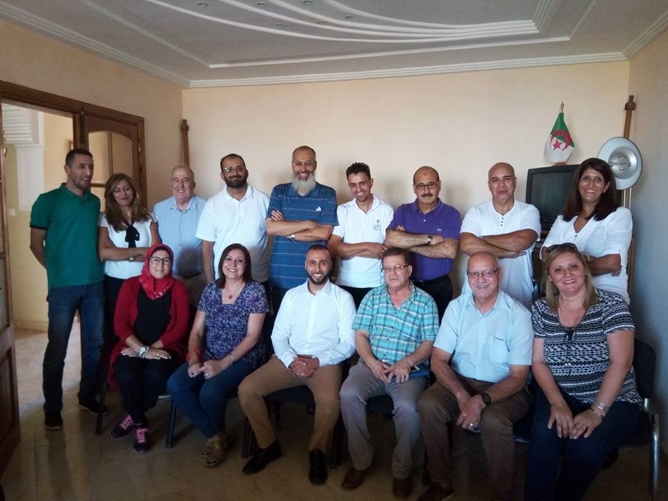 JAIDSIZE's tweet image. The Jaidise president, with the FABB, Algerian Basketball Fédération.