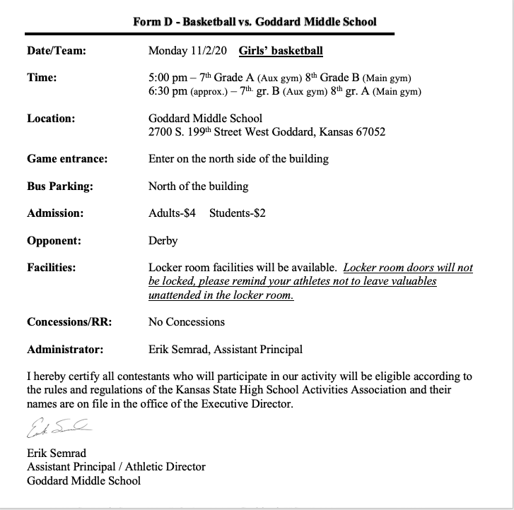 MrShipleyDMS's tweet photo. #RT @DMSBulldogs: Girls' Basketball first games of the season @ Goddard Middle School (2700 S. 199th St. West, Goddard 67052).  Go Bulldogs! 
5pm: 7th Grade A (Aux gym)
5pm: 8th Grade B (Main gym)
6:30pm (approx) 7th B (Aux gym)
6:30pm (approx) 8th A (Ma… https://t.co/M3Xckx4n41