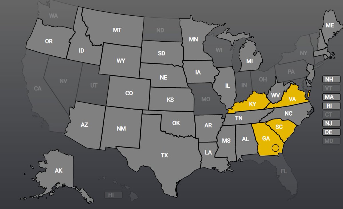7PM EST (Midnight) Partial results from IN & KY will be joined by VT, SC, GA & VA.Key here will be Georgia. It appears to be deadlocked, and if it goes blue it's game over for Trump. Atlanta Metro Area turnout will be key here.In the Senate, watch GA and SC (both R-inc).
