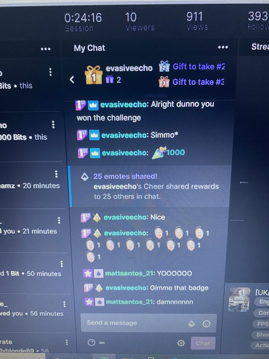 SimmoPlayss's tweet photo. Yoooo this is crazy! 

1000 Bits🎉🙏💙
https://t.co/tL3QXIQiV0 

@TwitchRTSupport
@StreamersRtw
@d_retweetHQ
@RetweetOfTwitch
@TwitchSIE
#LetsGrowStreamers
#twitchstreamer https://t.co/LXnaCxOMq9