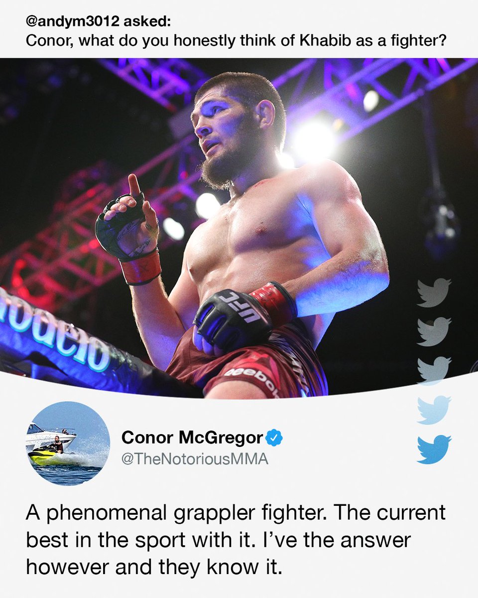 Espn Mma Conor Mcgregor Did An Impromptu Twitter Q A And Covered A Wide Range Of Topics Via Thenotoriousmma