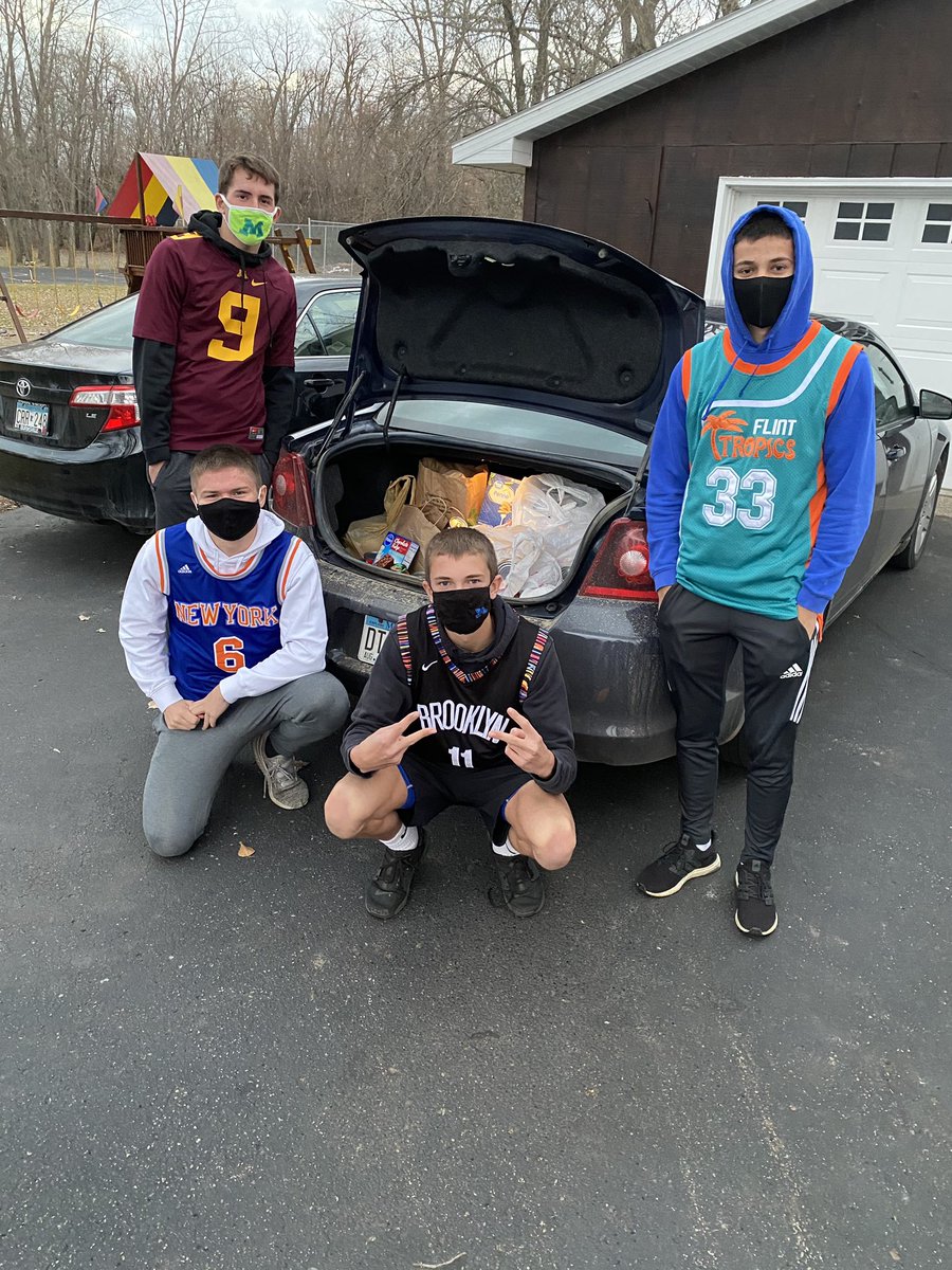 WaskaPride's tweet photo. Proud of our #NHS crew who collected over 500 items for our local food shelf! Fun way to use #Halloween tradition to give back to our awesome community! #trickortreat #waskapride https://t.co/8ifu6e4sTv