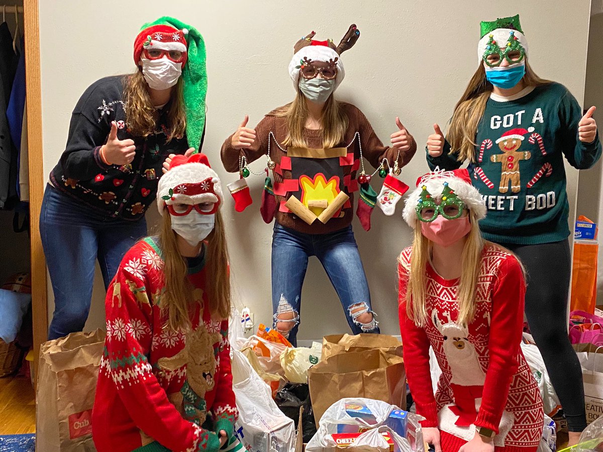 WaskaPride's tweet photo. Proud of our #NHS crew who collected over 500 items for our local food shelf! Fun way to use #Halloween tradition to give back to our awesome community! #trickortreat #waskapride https://t.co/8ifu6e4sTv