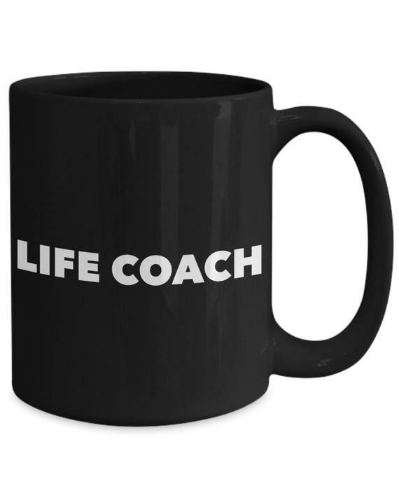 In the minouette shop: Funny gift mug for a friend - LIFE COACH - The perfect gift for a birthday or just to brighten someone's day - black by Bandillero at ift.tt/3oPGuXu