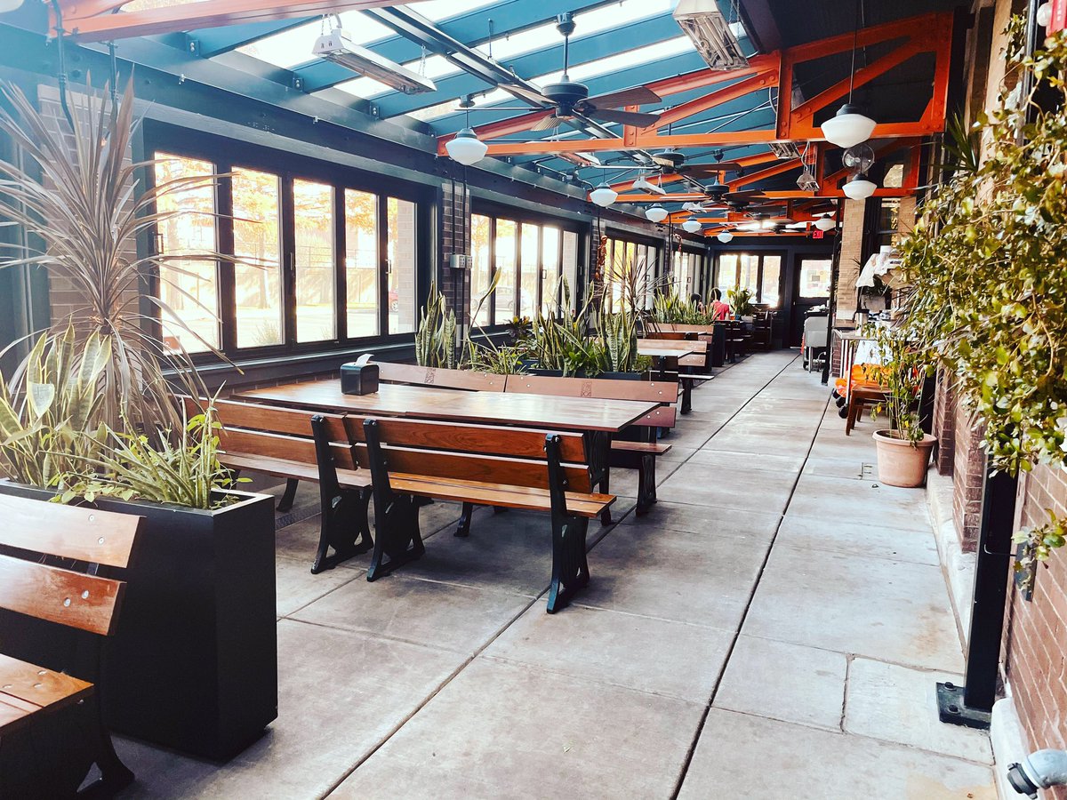 blackdogcu's tweet photo. Per state guidelines starting Mon 11/2 we will only offer outdoor seating: outside tables under our new radiant heating units and inside our 4-season porch with heat on &amp; windows open. 

State guidelines also require reservations, which you can make here: https://t.co/AQOHFL84j5 https://t.co/3pjl2m8y6e