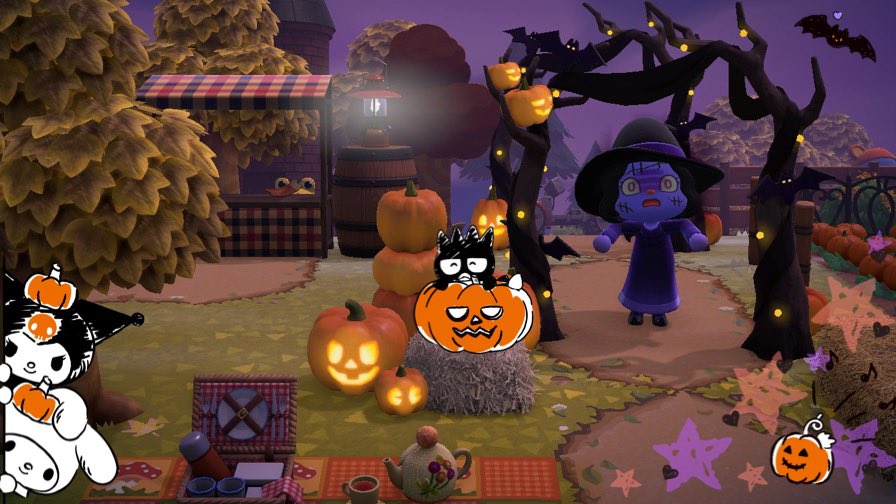 alex_casarez's tweet photo. Halloween on Koriko🎃 #ACNHHalloween Bridge inspired by @mystalecupcakes 🧁✨ https://t.co/5I92tgznmb