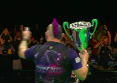HighRollerRadio's tweet photo. Average 104.33!!!!
11-4 Peter Wright beats James Wade, to add the European Championship trophy to his mantle, alongside the Sid Waddell trophy. 2020 has been good to Snakebite (3rd tv title).
Hats off to both, great players.
#Darts #EDC20 #Germany https://t.co/lMgfSznEol
