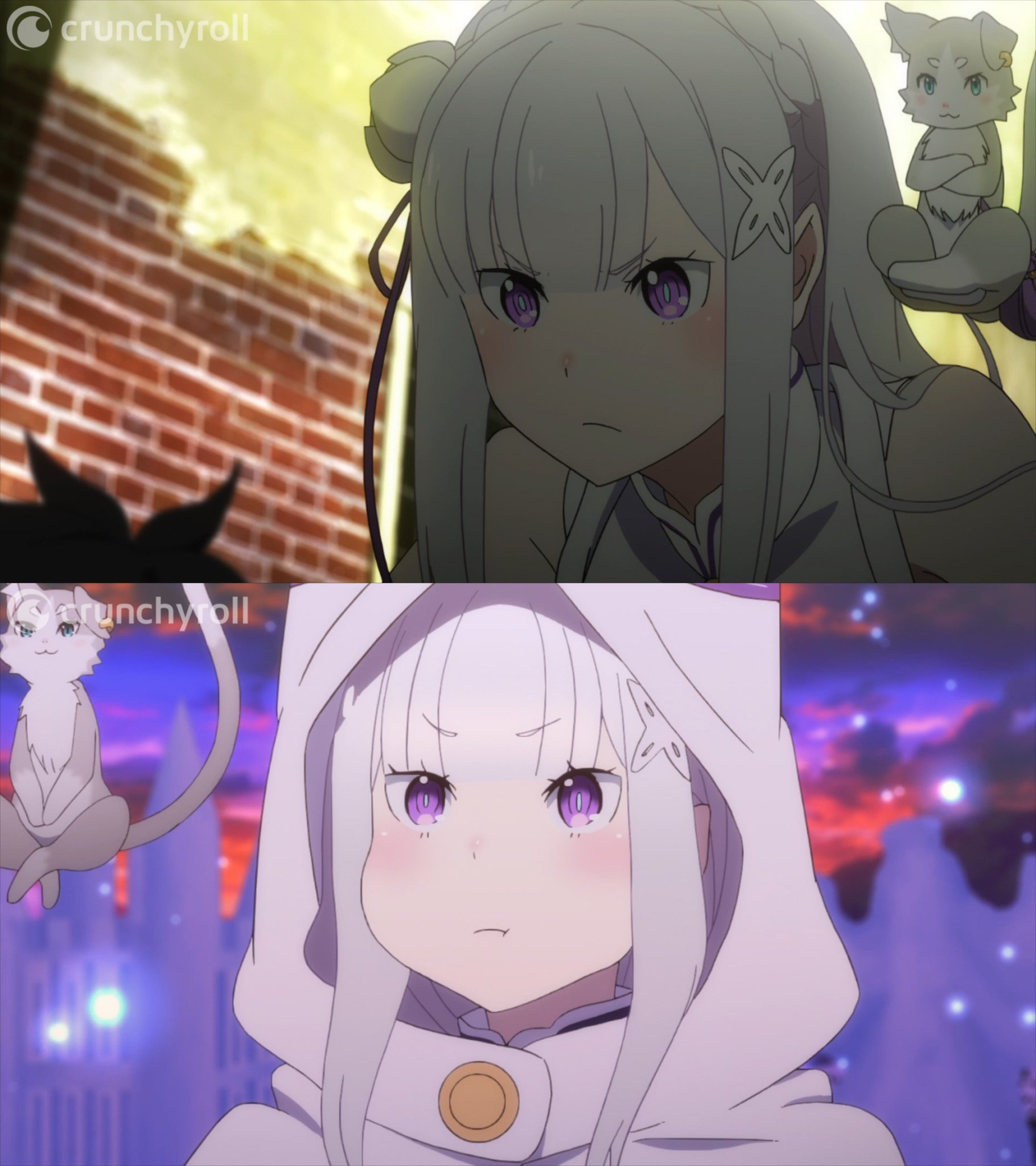 Crunchyroll.pt - Como não amar a Emilia? 🤧💜 ⠀⠀⠀⠀⠀⠀⠀⠀ ~✨ Anime: Re:Zero −  Starting Life in Another World