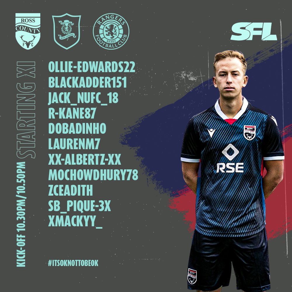 SFL Ross County S5 tweet media