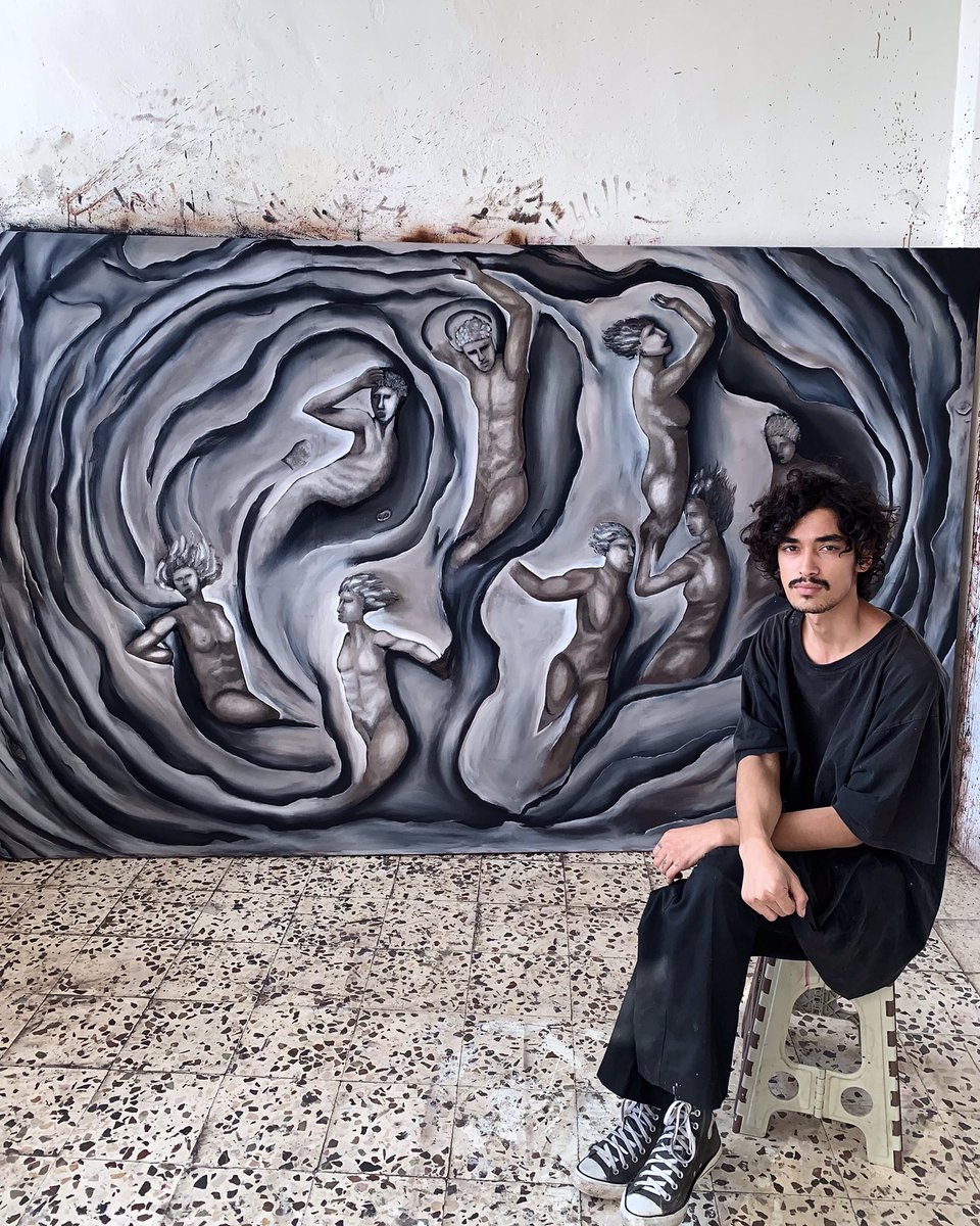 j666dmaq's tweet photo. my art and me https://t.co/zD5rJz9FTG