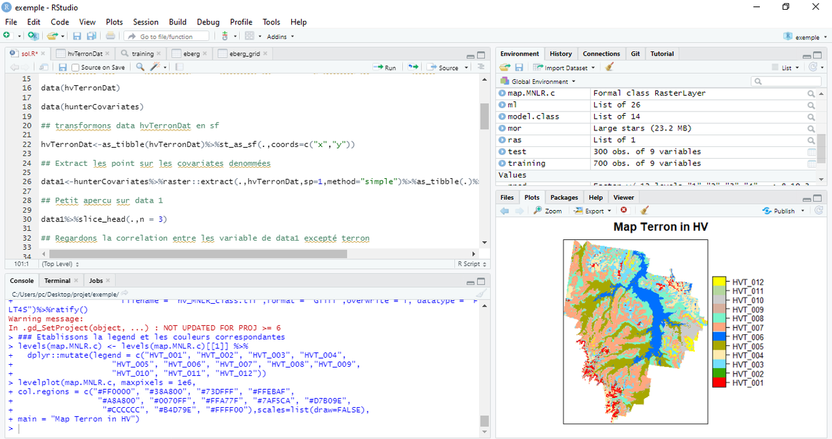papitau's tweet photo. Today i delved into the good book named Using R for Digital soil mapping (hghly recommend) and I attempted as much as possible to use news packages such #tidyverse #tmap,#tidymodel ,#sf,#stars,#janitor etc.
#RStats #rspatial https://t.co/fQSaugIWLP