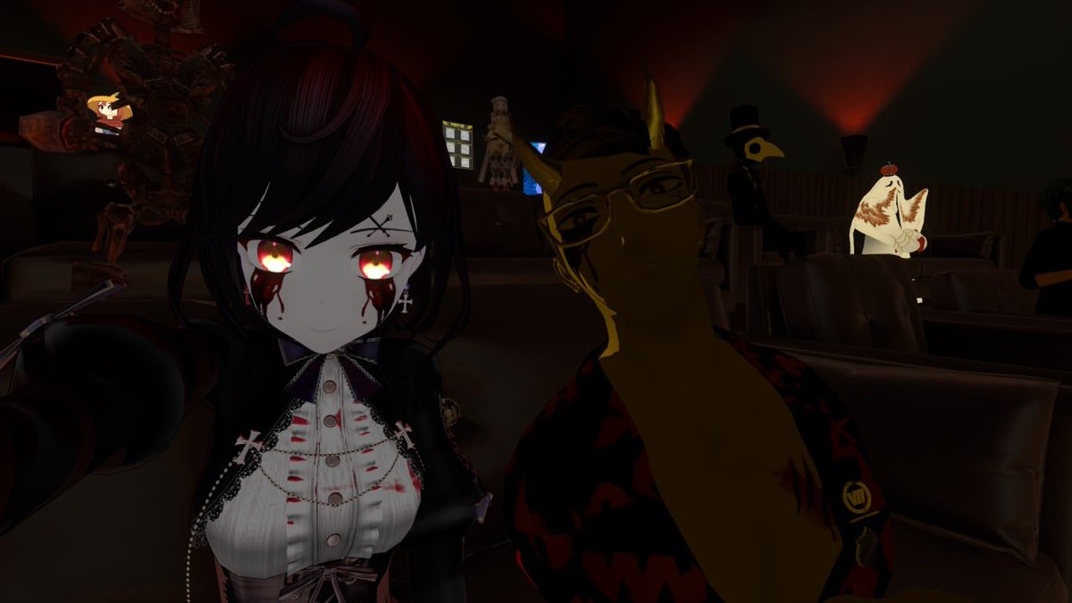 DyLhun's tweet photo. We vampiric it up last night #spookality2020 #vrchat https://t.co/icxZhQHTG6