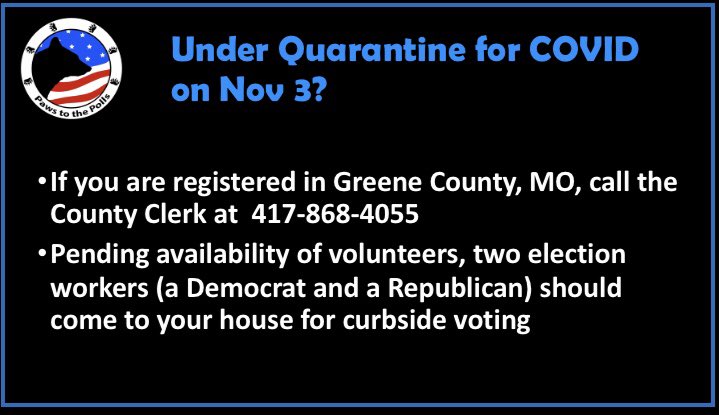 2 days until the 2020 elections #pawstothepolls #missouristateuniversity #vote2020 #vote #biden2020 #trump2020 #collegevote #GenZVote