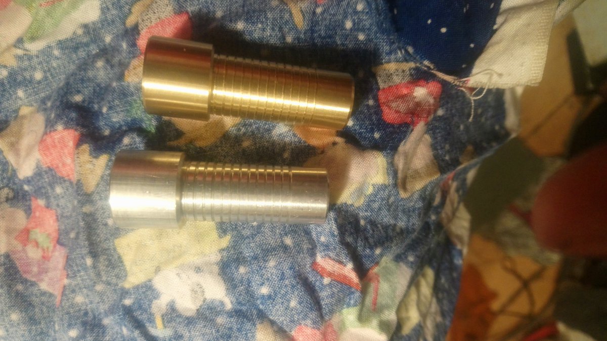 Matt_Smith_Hux's tweet image. So Twatters, the ultimate question. 

These are Ableater handles and the stock metal is aluminium. The brass is for a special client. But, which is better? A 3rd option perhaps?

#locktoolMaking #locksmithing #ableater