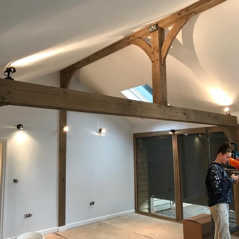 igarforth's tweet image. Decoration completed by Kev and Hannah on behalf of Rookery Barns of Oakhanger.
We will show photographs of the kitchen units that have been sprayed to the clients spec tomorrow