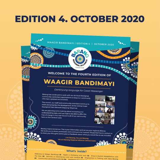 Our latest newsletter is here bit.ly/2Jrjhee

💜 Yerin celebrating 25 years
💛 Naisda -Nhangara Barayi-cultural Performance
💙 Bara Barang continuing to grow 
🧡 GNL renovations now complete 
❤️ Mingaletta continue with Aunty Jeans program
🖤 The Glen for Women continues