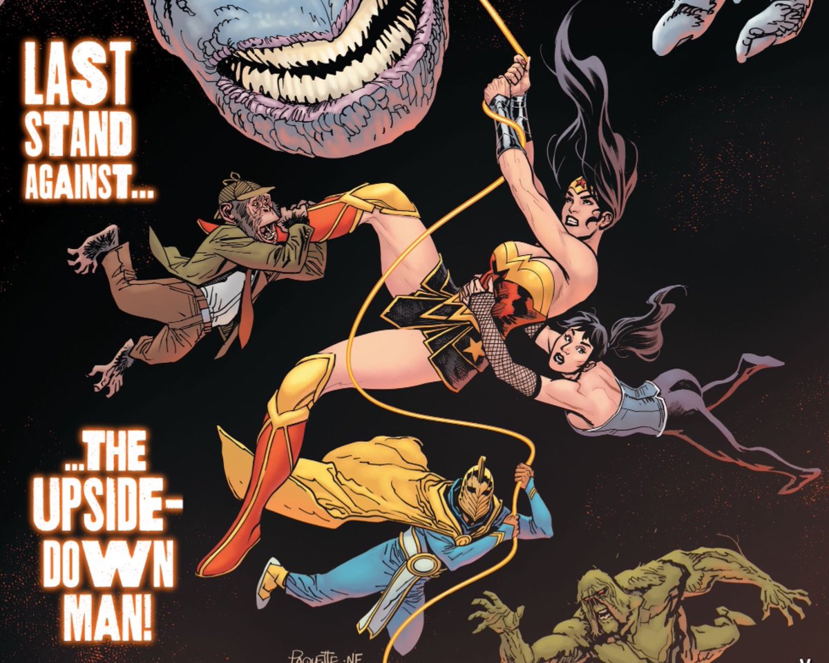 PhilWhitby95's tweet photo. Justice League Dark - 27
#singletweetreview
I’m glad I came back to this series. The final battle kicks off and all of reality is imploding on itself as magic goes to war. https://t.co/3evVZom6TL