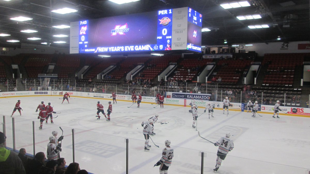 73. Wings Event Center, Kalamazoo, MI. Home of the  @KalamazooWings. Like a time machine from the 70s, this arena is a fantastic relic from another era. I imagine that if you move the championship banners hanging on the back walls there would be cigarette smoke stains there.
