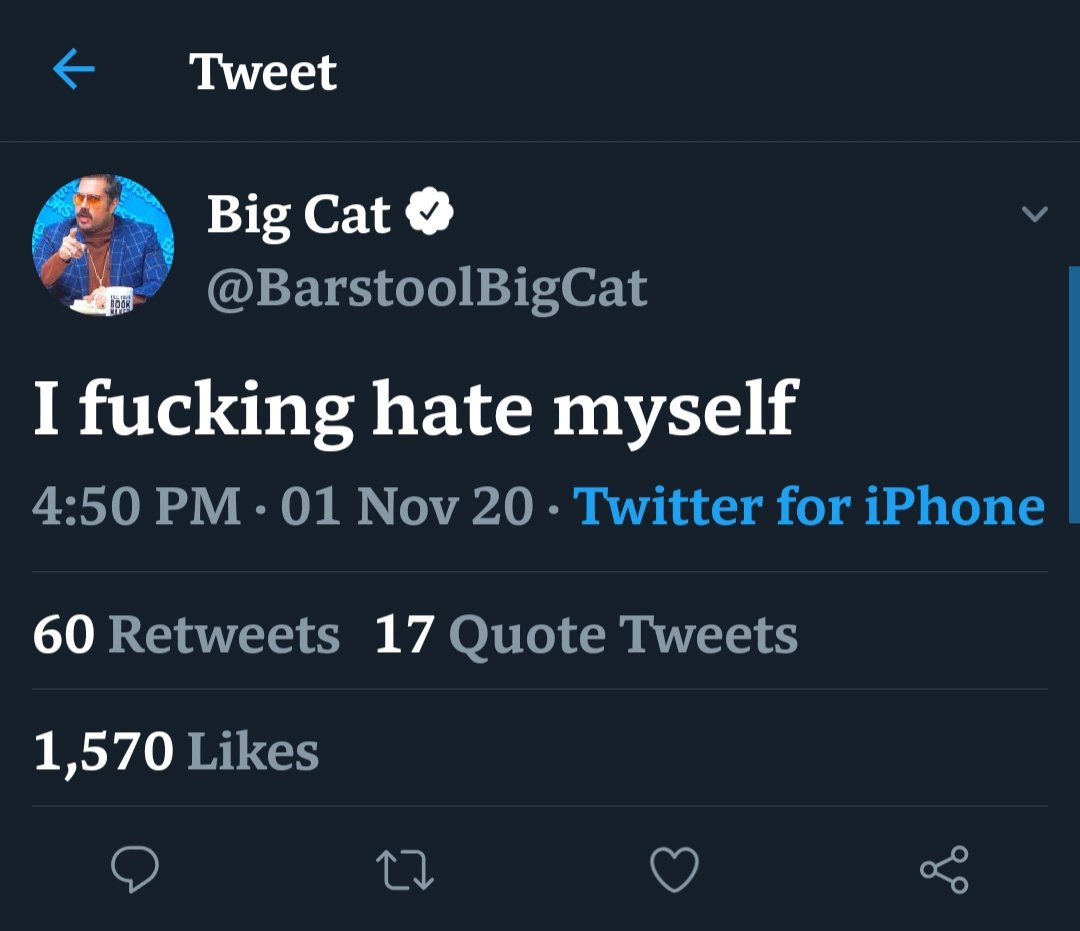 DavidInAlief's tweet photo. @BarstoolBigCat https://t.co/hc4Kj2D6GF
