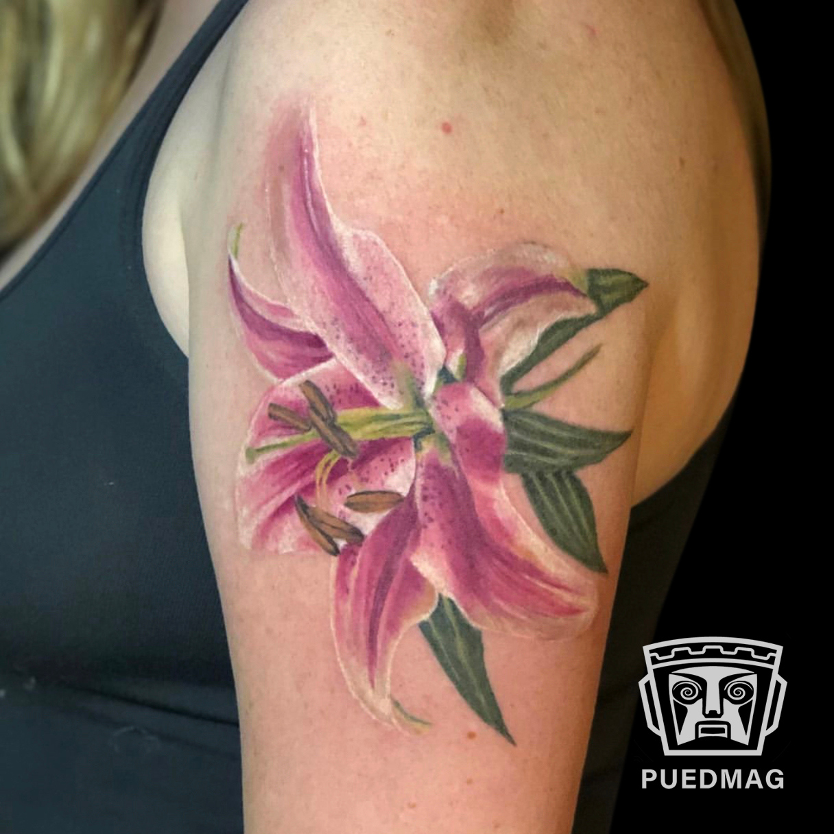 Pink Stargazer Lily Tattoos 58 Exquisite Lily Flower Tattoo Ideas With